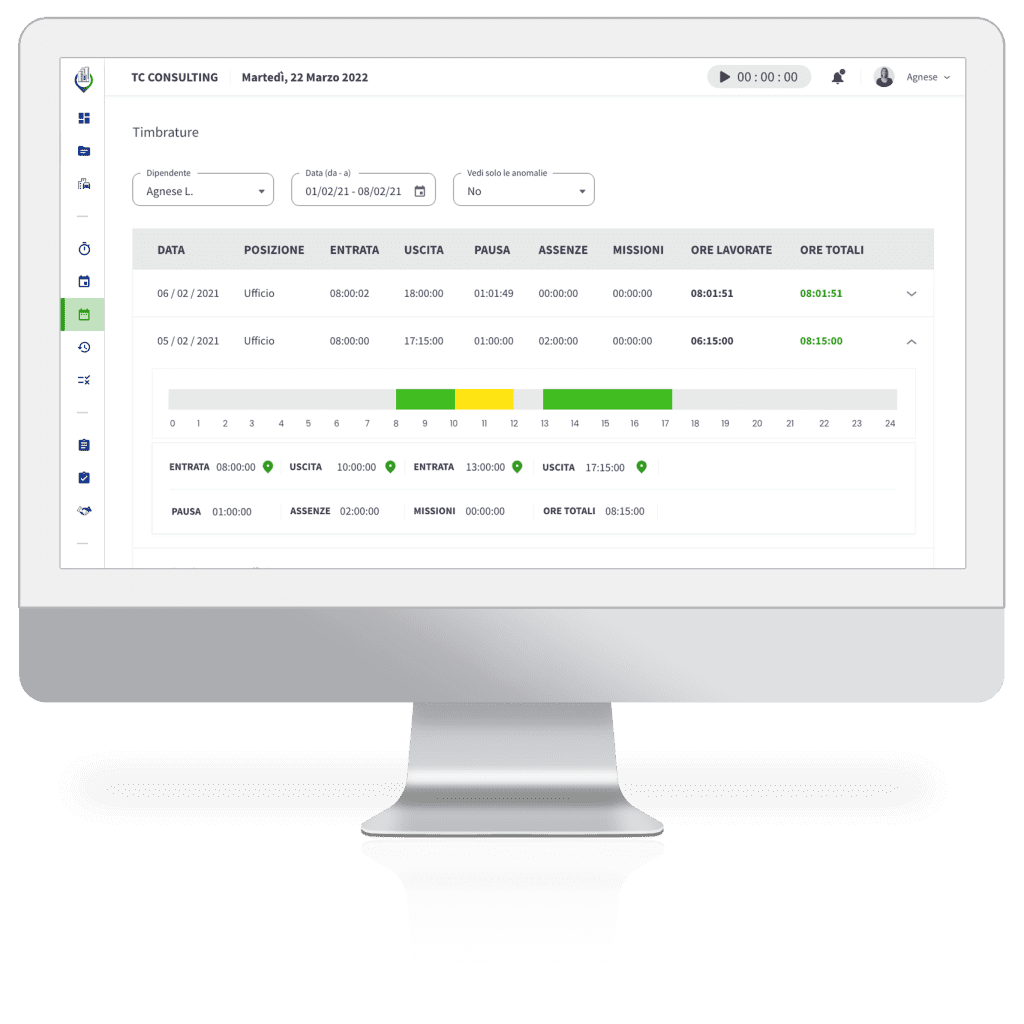 Rilevazione Presenze WhereverOffice